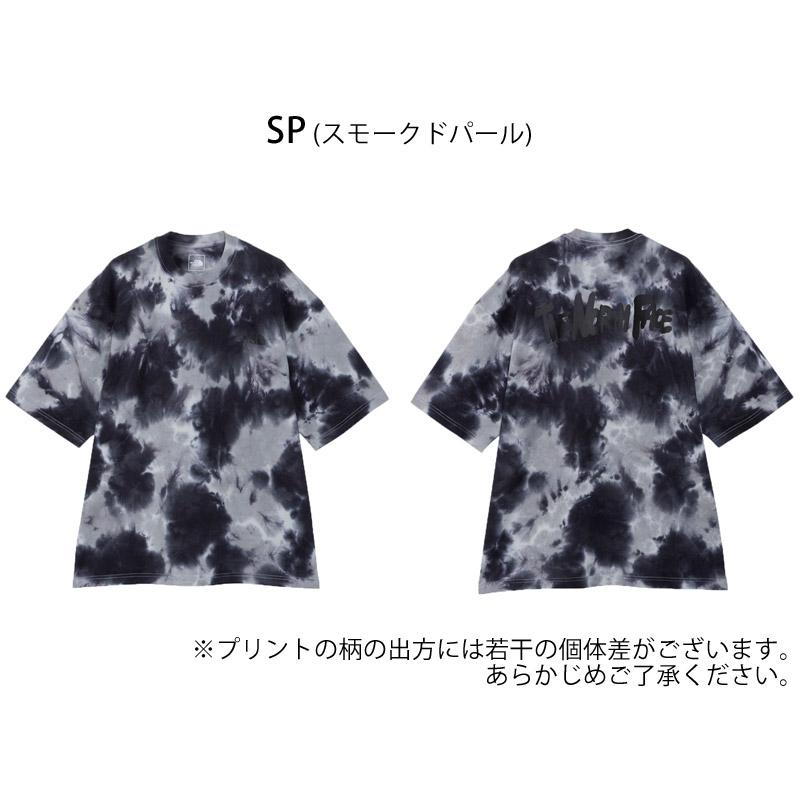 2024 春夏 新作 ノースフェイス THE NORTH FACE ショートスリーブ タイ ダイ ハンドライティング ティー S/S TIE DYE HANDWRITING TEE Tシャツ トップス NT32435｜northfeel｜05