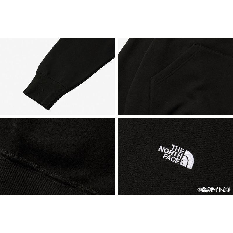 セールザ・ノース・フェイス スモール ロゴ ヘザー スウェット フーディー SMALL LOGO HEATHER SWEAT HOODIE パーカー スウェット NT6_3