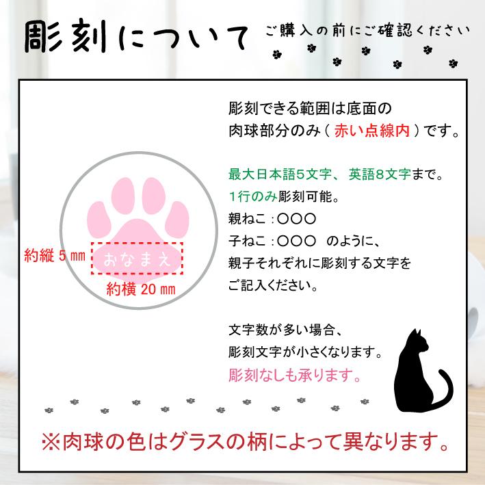 ADERIA 【名入れ】 プレゼント ここねこ 親子 ペア グラス coconeko 肉 