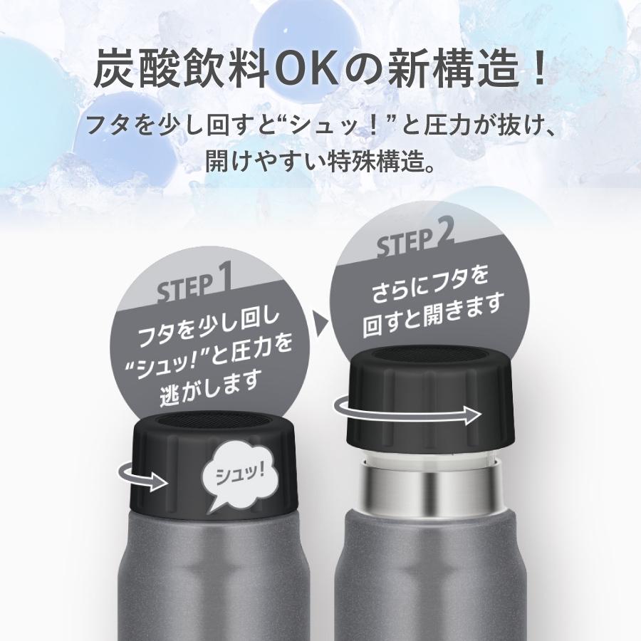 名入れ サーモス 炭酸ボトル プレゼント 炭酸飲料 ボトル 500ml