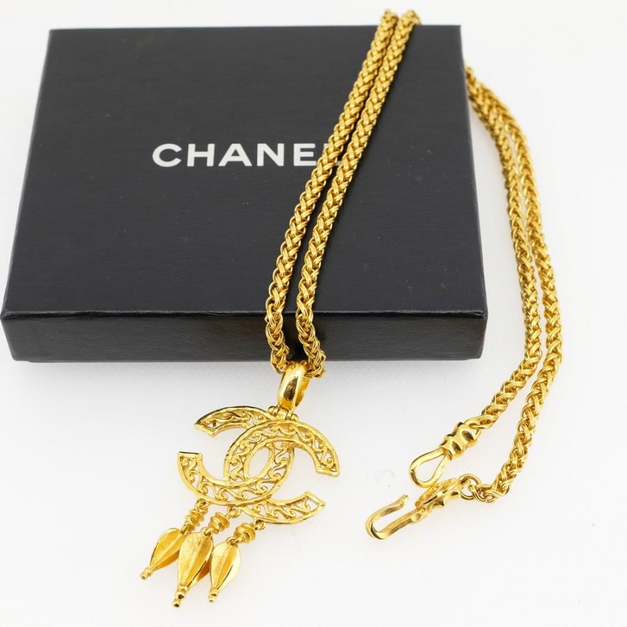 CHANEL 【美品】CHANEL シャネル ココマーク ロング ネックレス CHANEL 【美品】CHANEL シャネル ココマーク ロング ネックレス