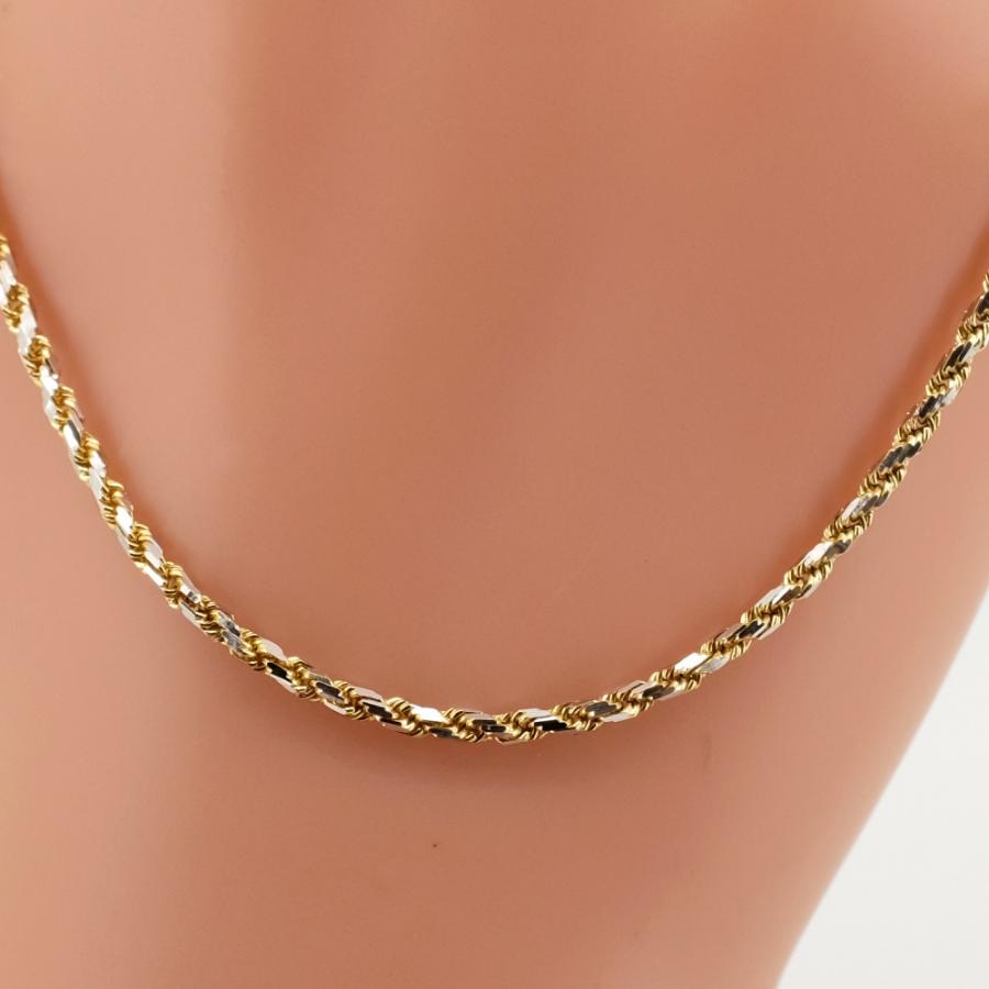 750 ゴールドチェーンネックレス イタリア製60cm 【美品】K18