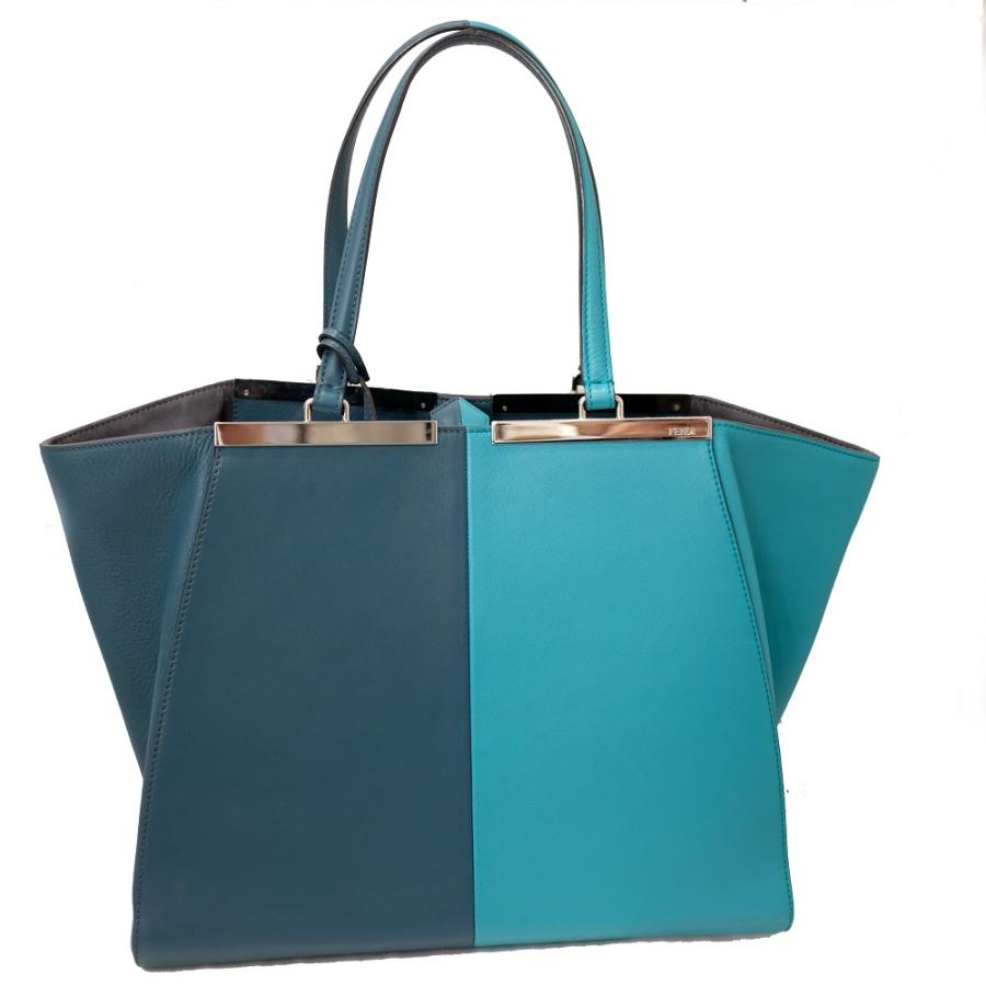 FENDI フェンディ トートバッグ シリアルNo ITALY製 グレー