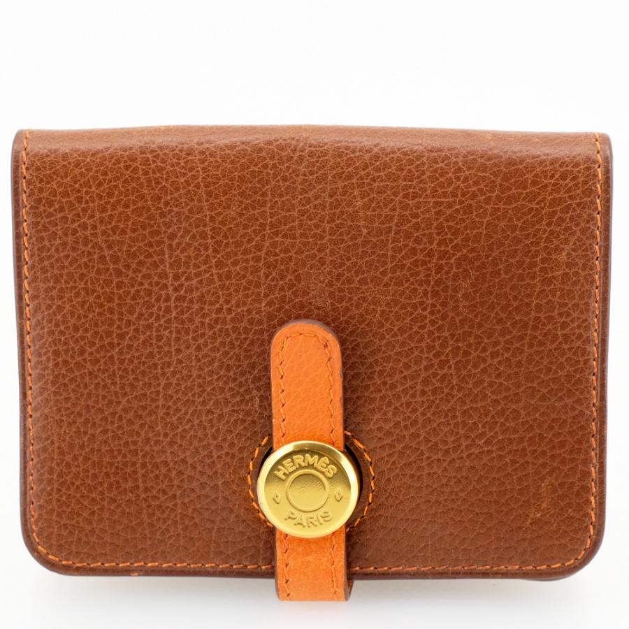 美品】HERMES エルメス ドゴン コインケース 小銭入れ トゴ バイカラー  