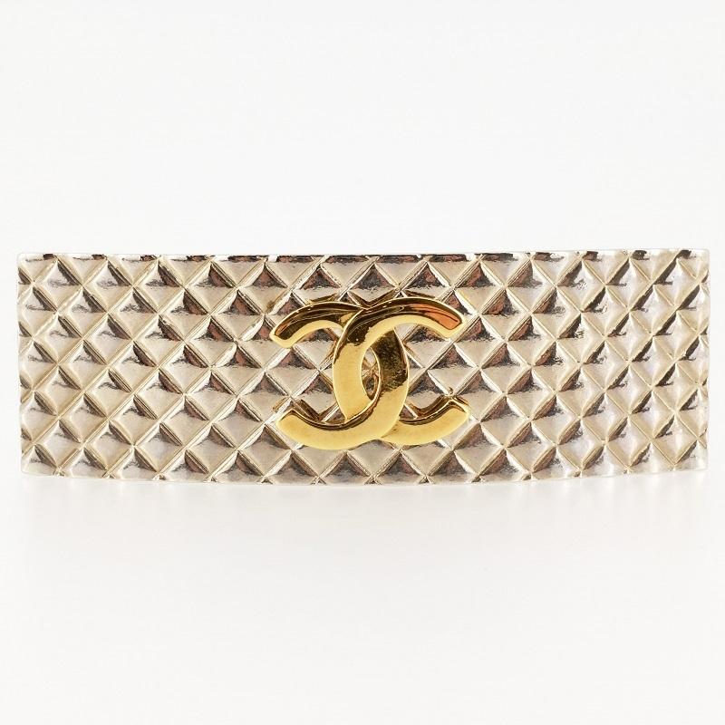 シャネル バレッタ ヘアアクセサリー ココマーク マトラッセ