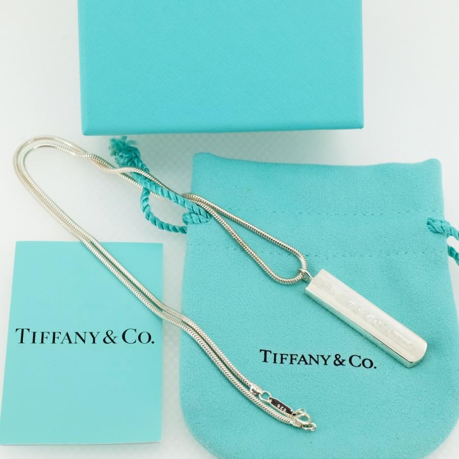 Tiffany & Co. ティファニー 1837 バー バー ペンダント ネックレス 45cm SV925｜northplaza｜02