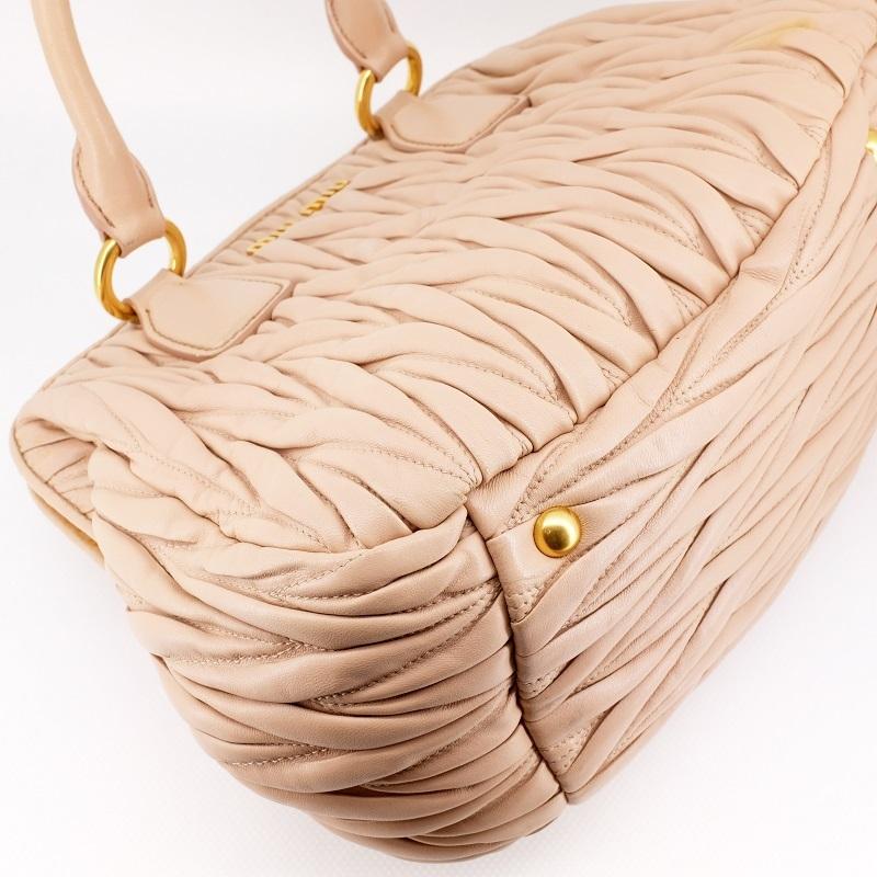 miu ミュウミュウ miumiu マテラッセ 2wayバッグ ショルダー RLN059 羊