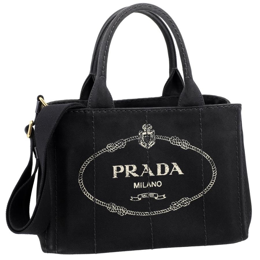 PRADA 【美品】PRADA プラダ カナパミニ 2WAY バッグ キャンバス  