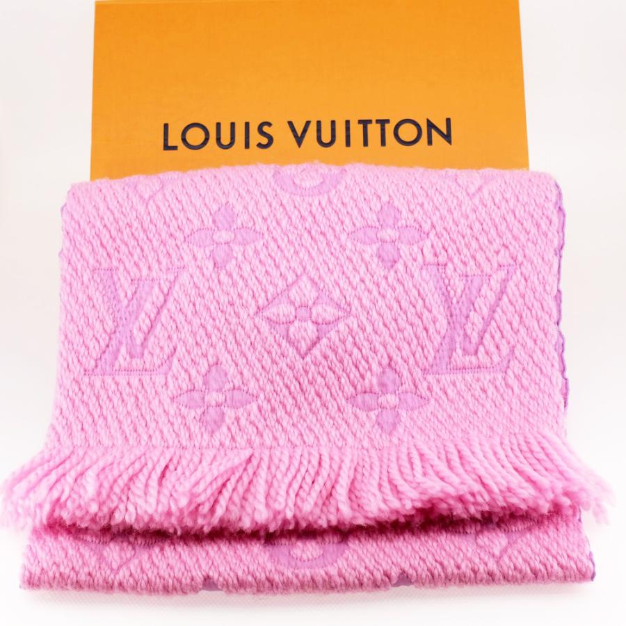 美品】LOUIS VUITTON ルイヴィトン マフラー エシャルプ・ロゴマニア