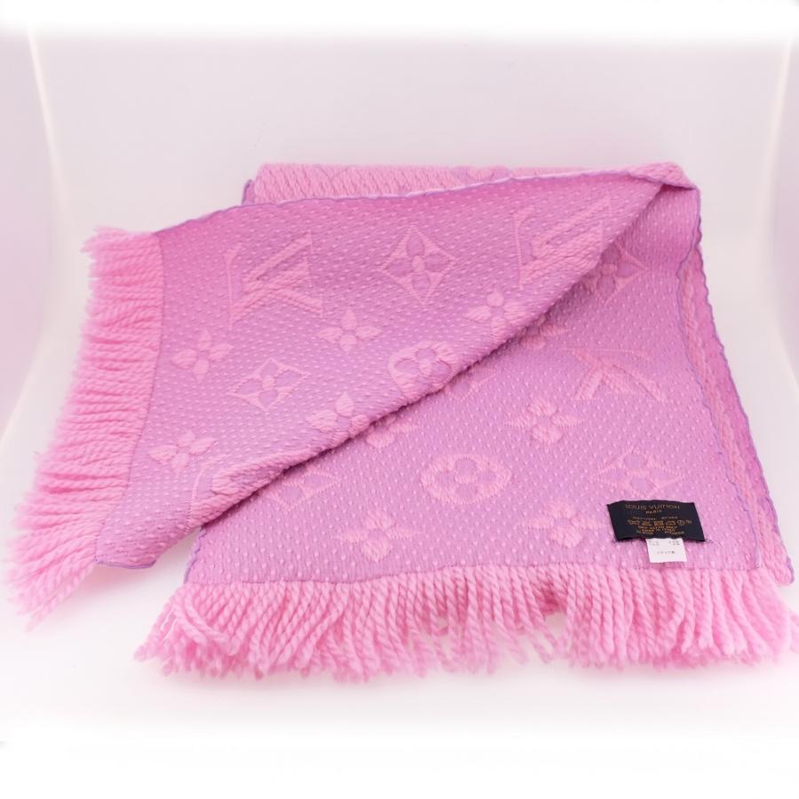 美品】LOUIS VUITTON ルイヴィトン マフラー エシャルプ・ロゴマニア