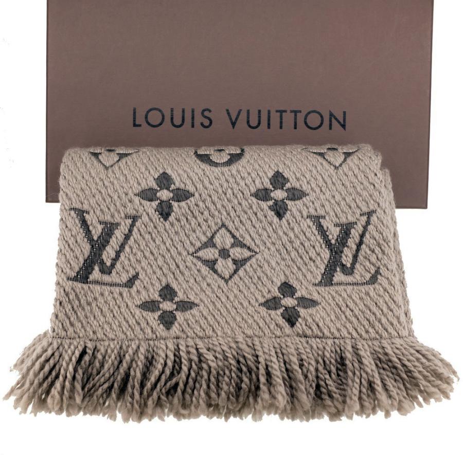 美品】VUITTONマフラーエシャルプロゴマニアモノグラムM72242