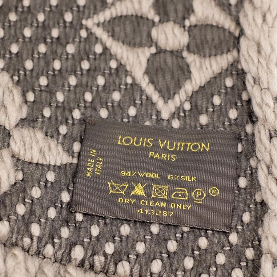美品】LOUIS VUITTON ルイヴィトン マフラー エシャルプ・ロゴマニア  