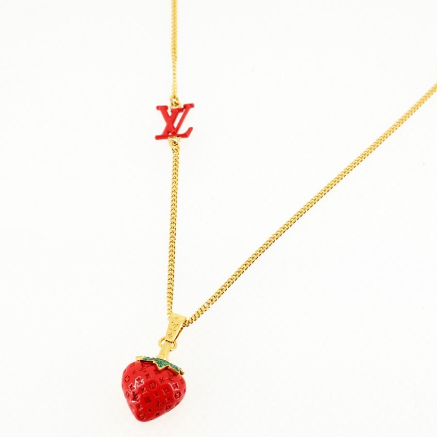 未使用品】LOUIS VUITTON ルイヴィトン ペンダント・LV フルーツ 未使用品】LOUIS VUITTON ルイヴィトン ペンダント・LV フルーツ