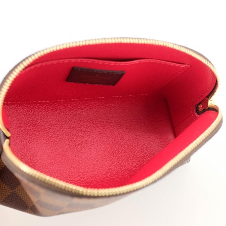 【未使用品】LOUIS VUITTON ルイヴィトンV ポシェット・コスメティック PM ダミエ・エベヌ N47516 RFID（ICチップ ...
