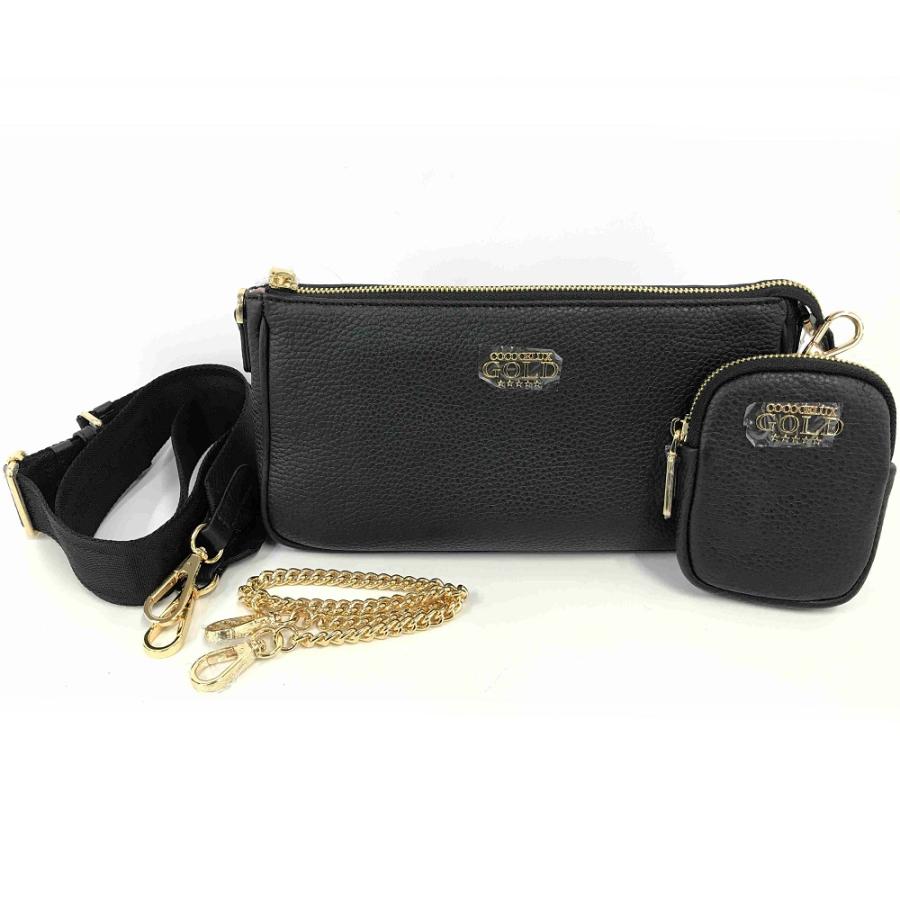 未使用品】COCOCELUX GOLD ココセリュックス ショルダーバッグ ポーチ  