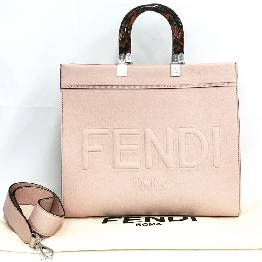 FENDI 【未使用品】FENDI フェンディ サンシャイン ミディアム 