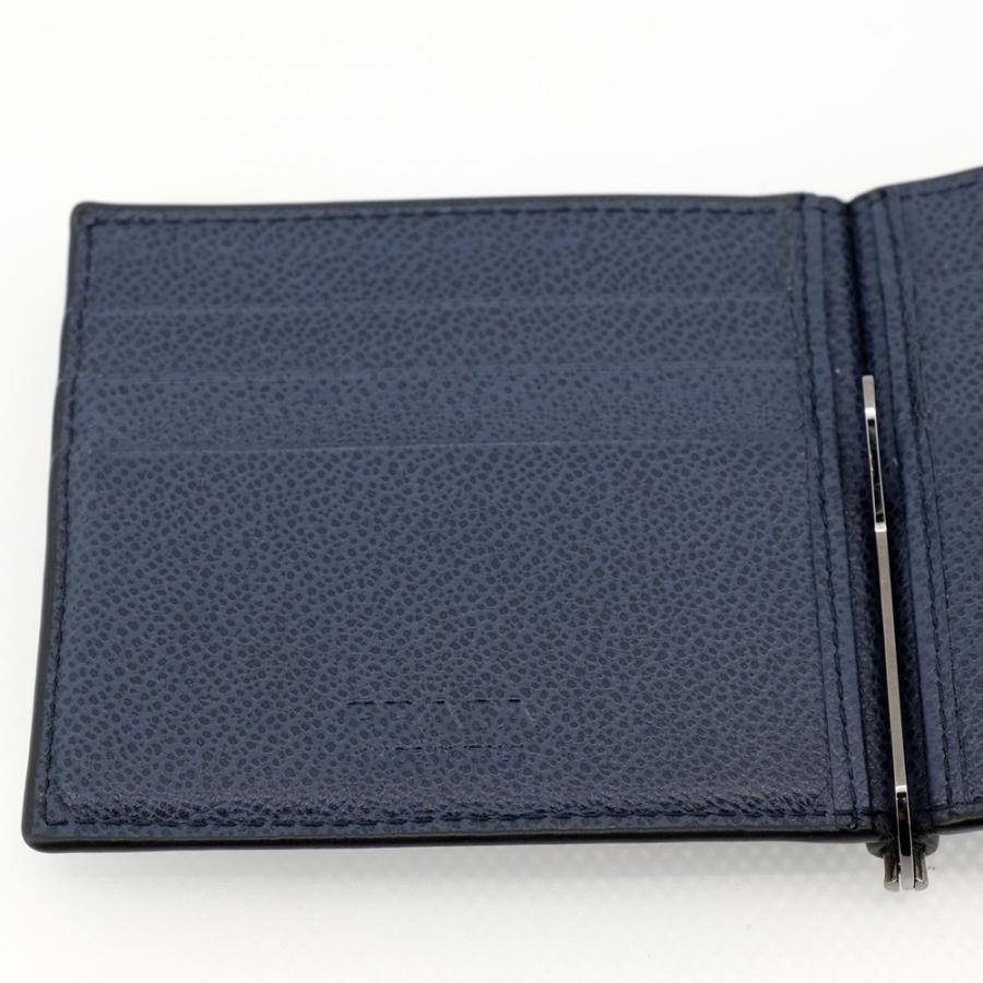 美品】PRADA プラダ 二つ折り財布 マネークリップ付き 2MN077 美品】PRADA プラダ 二つ折り財布 マネークリップ付き 2MN077