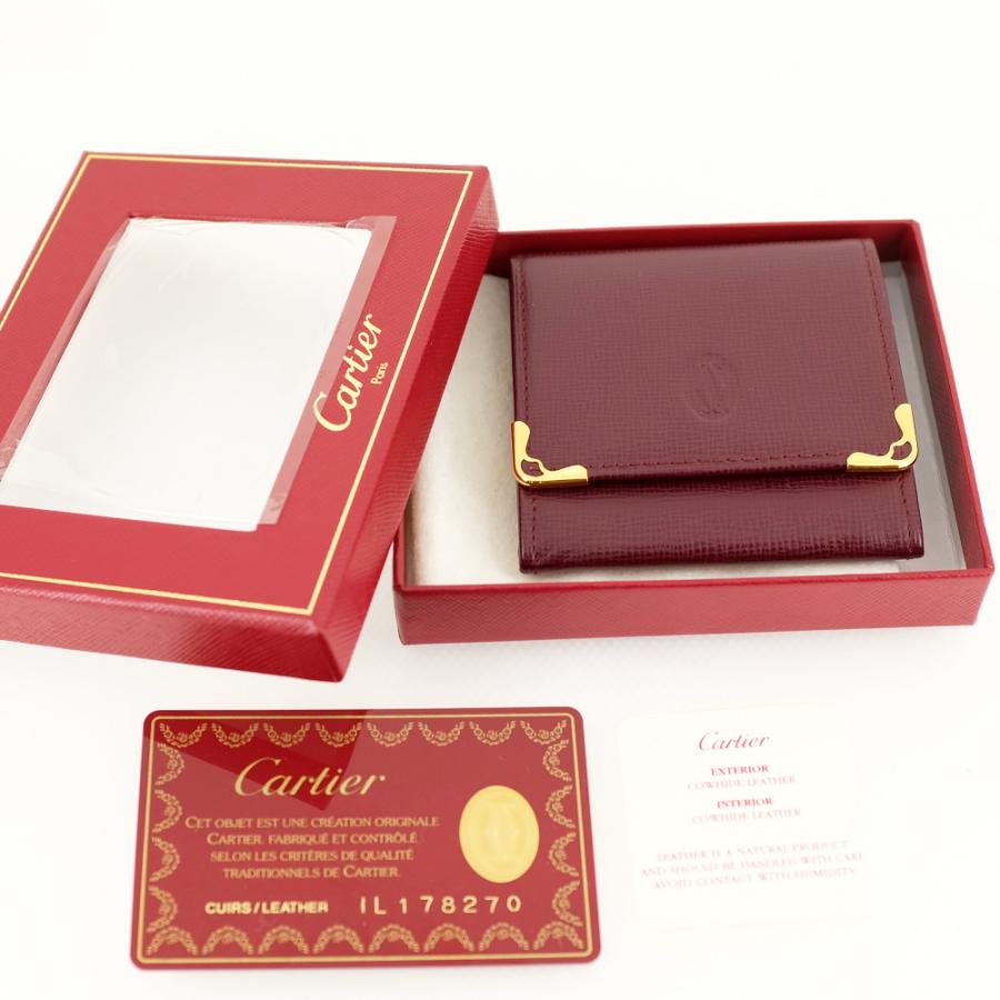 未使用品】Cartier カルティエ マストライン コインケース L3000158 