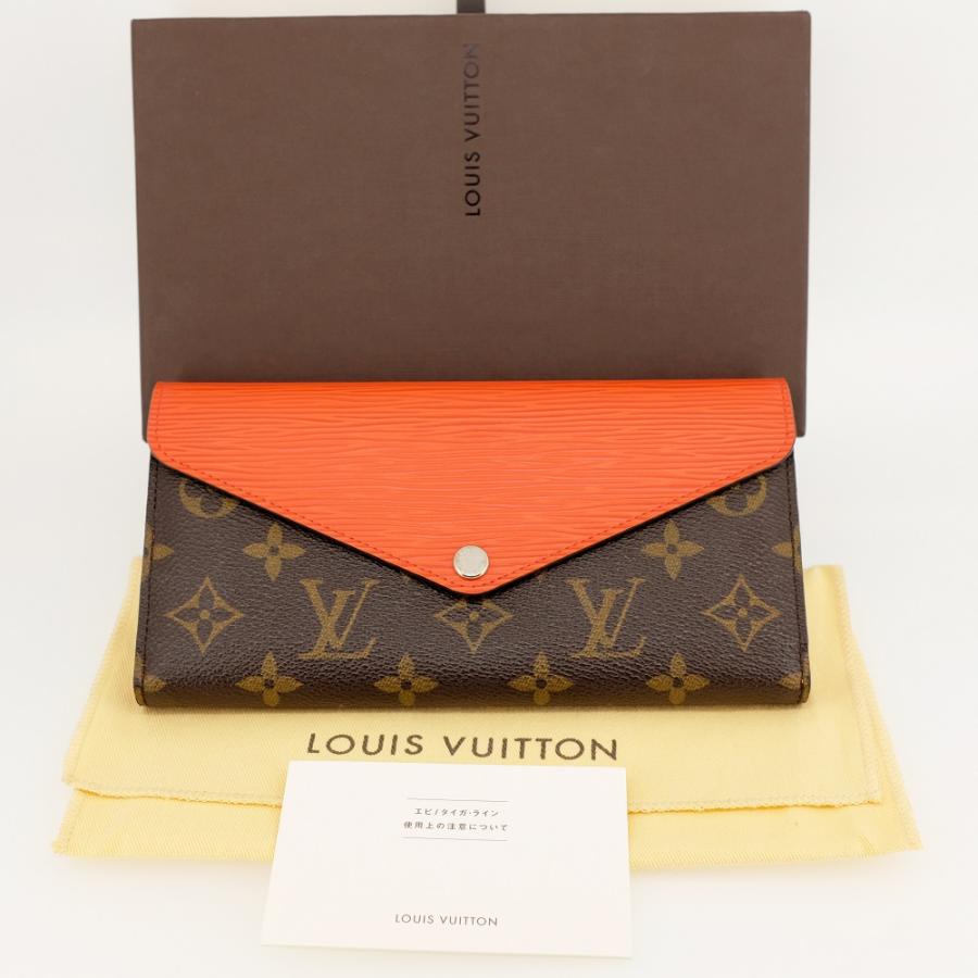 【美品】LOUIS VUITTON ルイヴィトン ポルトフォイユ マリールーロン 長財布（小銭入れあり） モノグラム エピ オレンジ M60499｜northplaza｜12