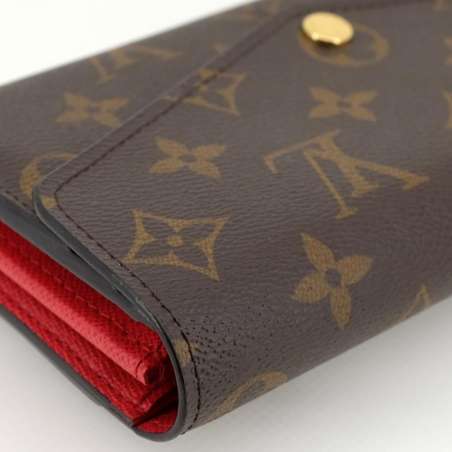 LOUIS VUITTON ルイヴィトン ポルトフォイユ・サラ 長財布（小銭入れあり） モノグラム コクリコ M62236｜northplaza｜10