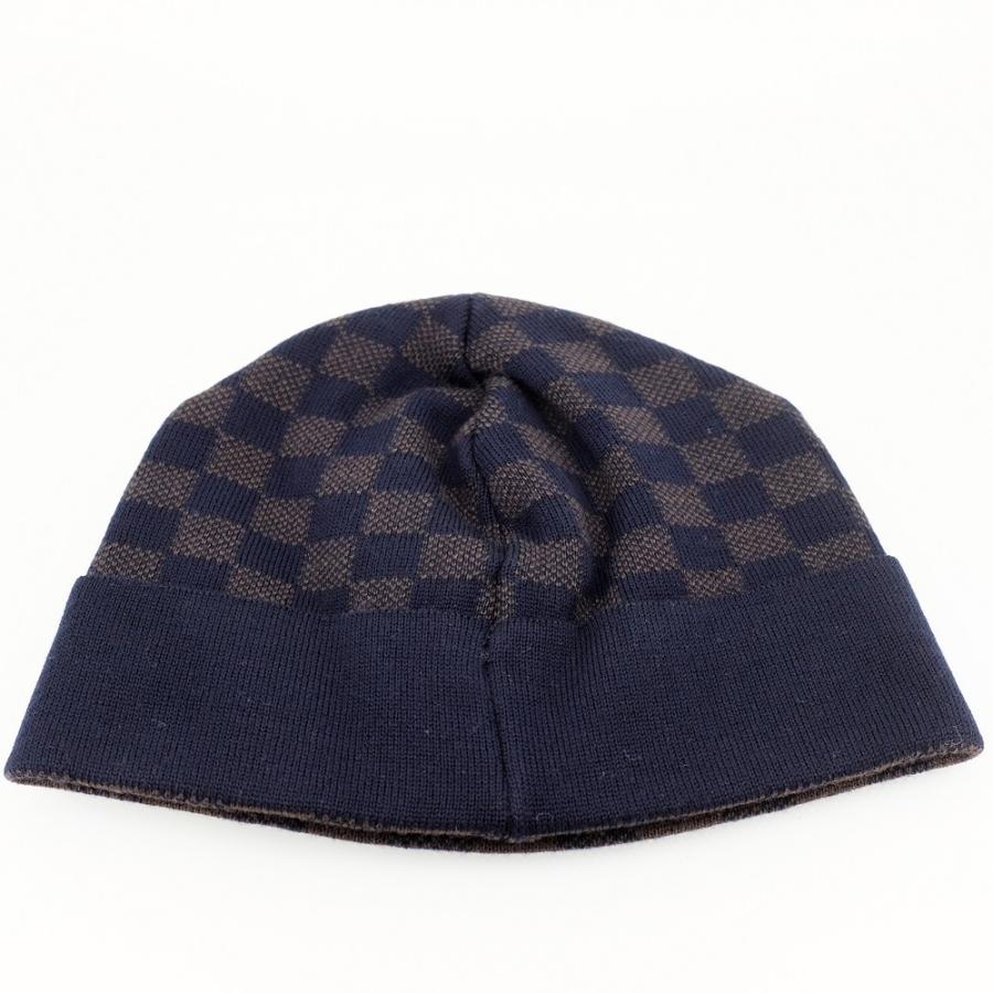 ルイヴィトン LOUIS VUITTON ボネ・プティ ダミエ ビーニー 帽子