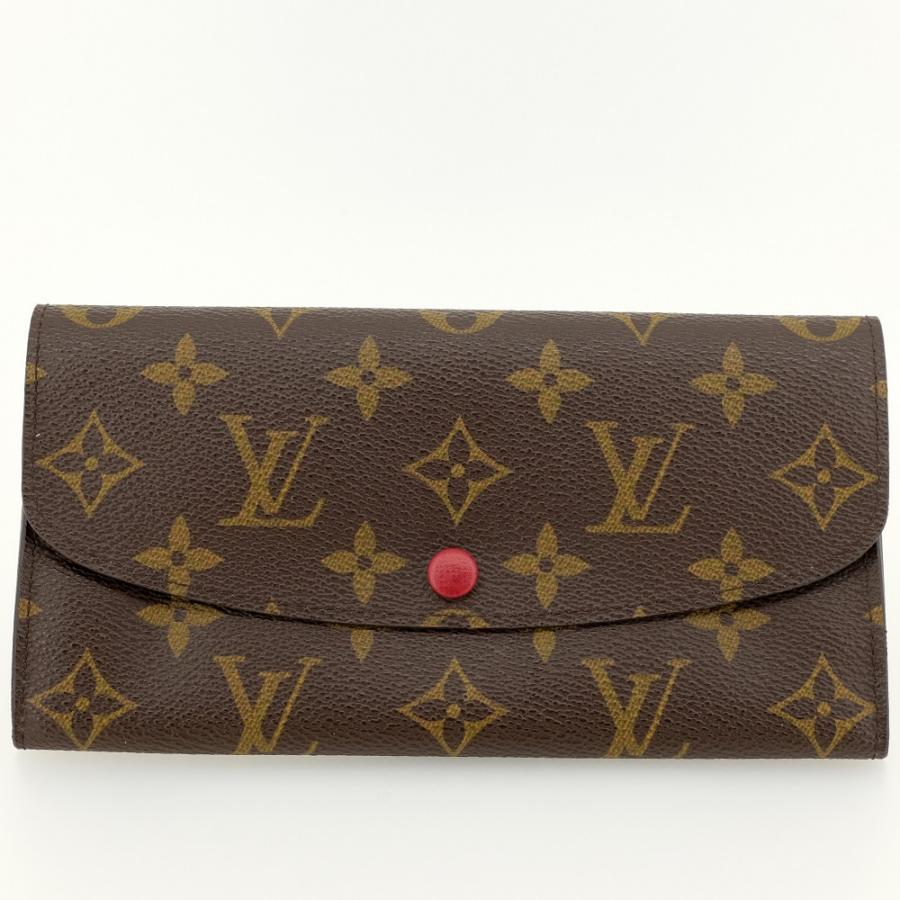 新品同様】LOUIS VUITTON ルイヴィトンLV ポルトフォイユ・エミリー 長  