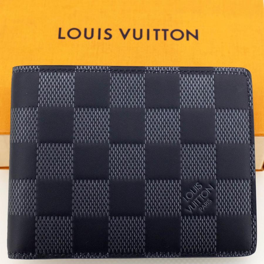 【現行 美品】ルイヴィトン ミュルティプル 二つ折り財布 ダミエアンフィニ 楽天市場】ルイヴィトン 二つ折り財布 札入れ 小銭入れなし