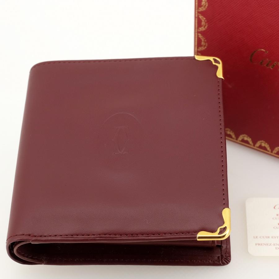 新品同様】Cartier カルティエ マストライン マスト ドゥ 二つ折り財布  