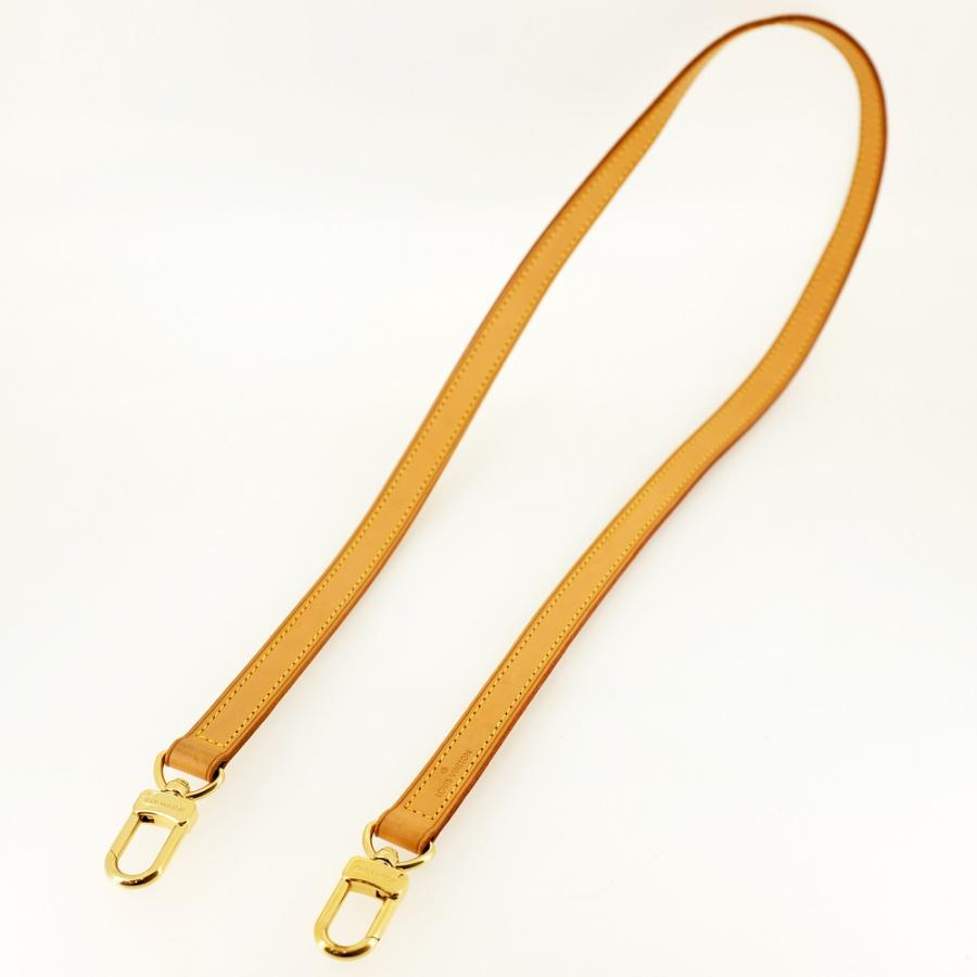 ルイヴィトン ショルダーストラップ ヌメ革 幅1.6cm 長さ約98cm（金具 