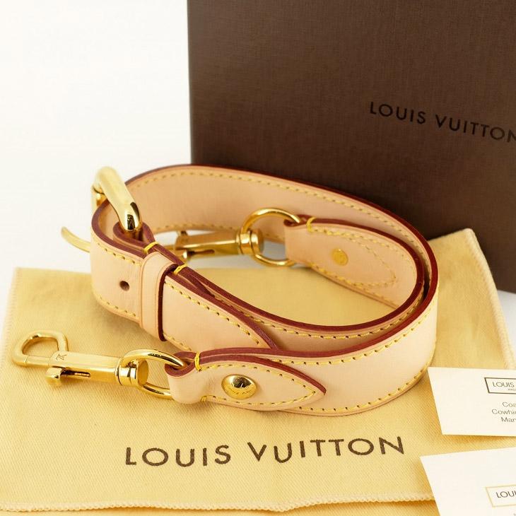 新品】ルイヴィトン ヌメ革 ショルダーストラップ＆ネームタグ