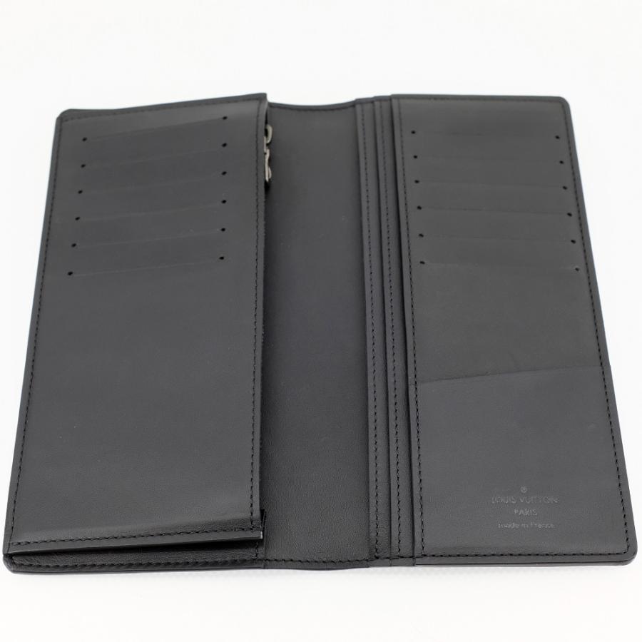 【極美品】 ルイヴィトン 長財布 ダミエ アンフィニ ポルトフォイユ ブラザ 黒 未使用品】LOUIS VUITTON ルイヴィトン ポルトフォイユ・ブラザ 長財布