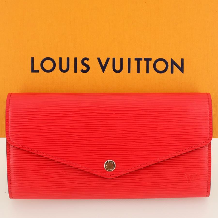 美品 LouisVuittonルイヴィトン エピ ポルトフォイユ サラ