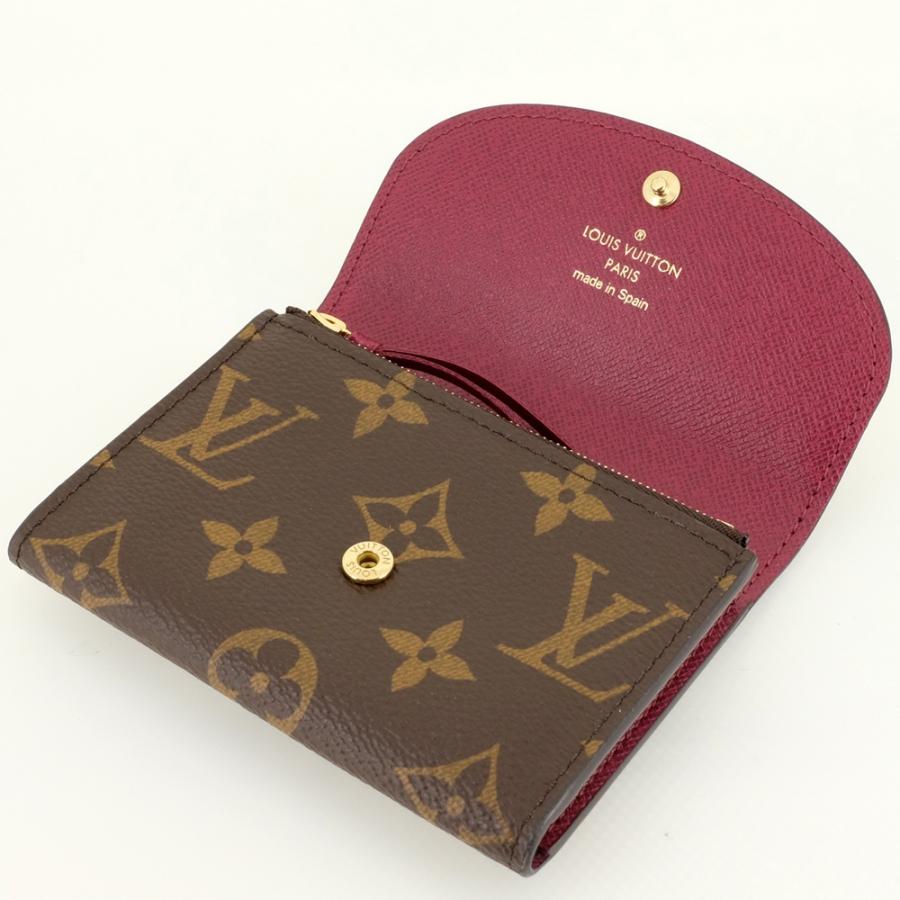 超美品★ルイヴィトン モノグラム ポルト モネ ロザリ フューシャ ミニ財布 未使用品】ルイヴィトン ポルトモネ・ロザリ コンパクト財布
