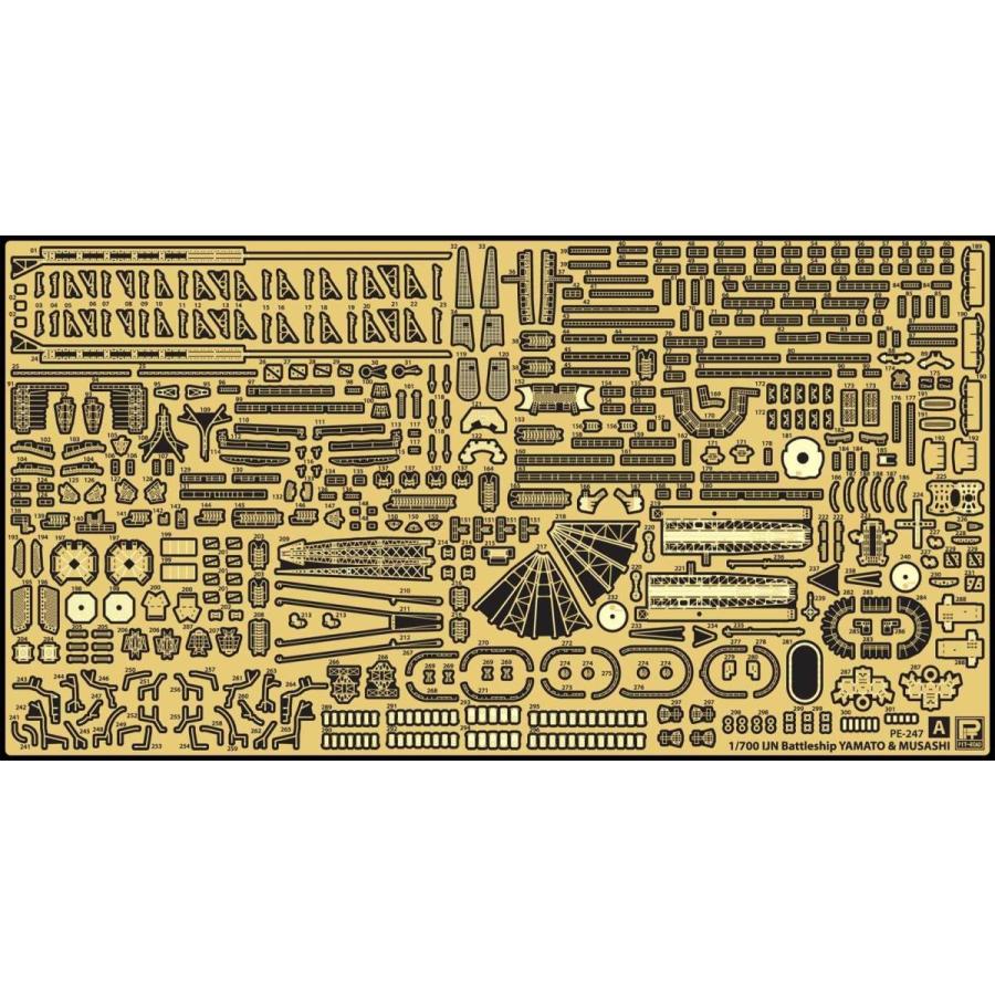 ピットロード - GB7016 1/700 日本米国海軍 軍艦 武蔵 レイテ沖海戦時用 文句なしグレードアップパーツセット ゲーム、おもちゃ-ミリタリー模型