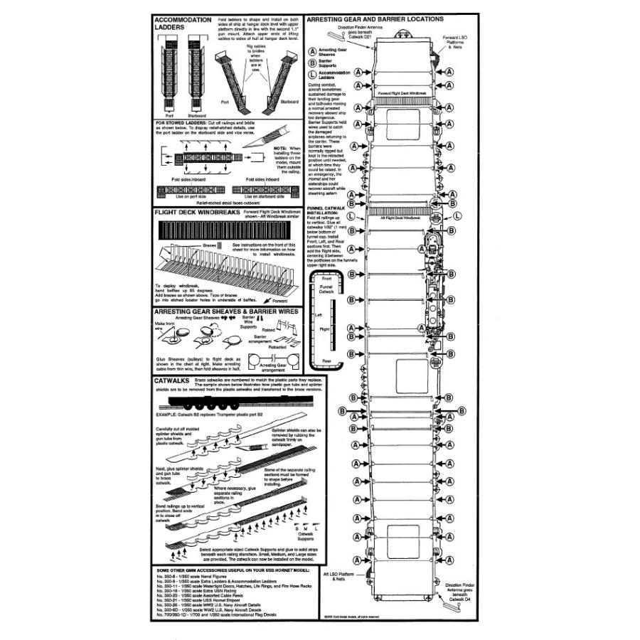 GM3521A 1/350 ホーネット用追加ディテールアップパーツ｜northport｜03