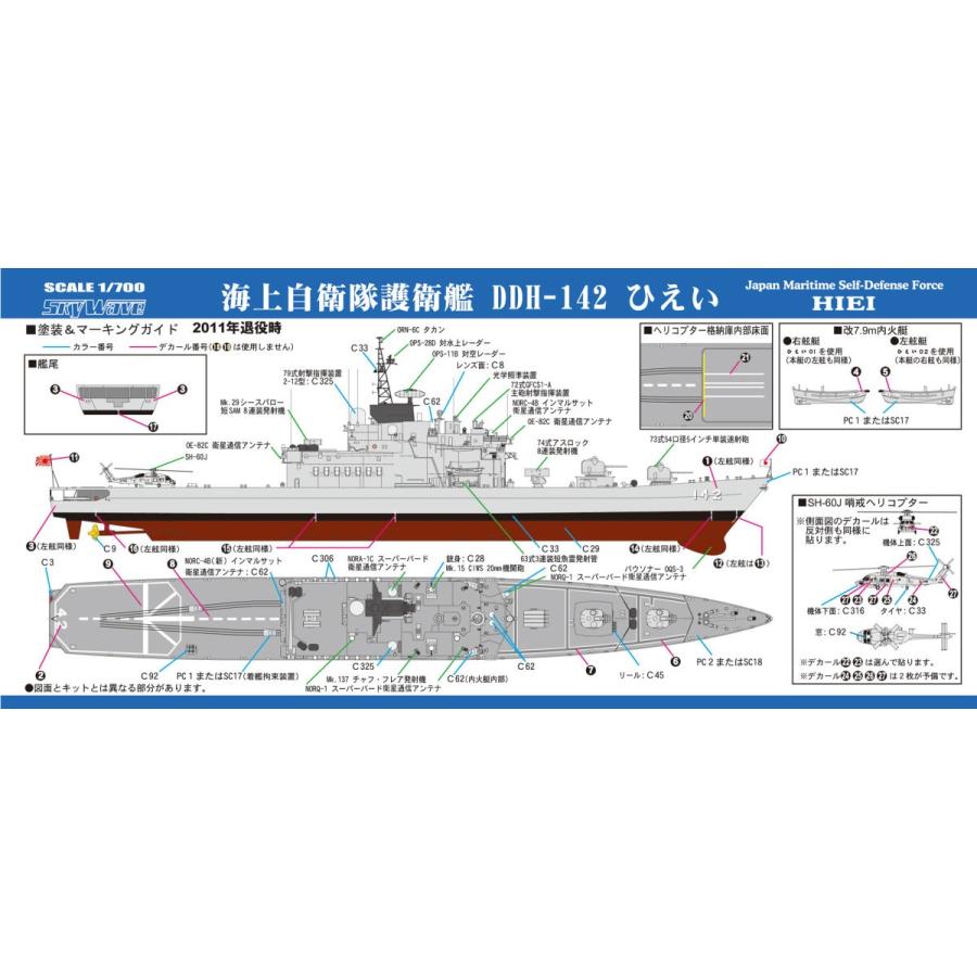 ピットロード（PIT-ROAD） J81 1/700 海上自衛隊 護衛艦 DDH-142 ひ
