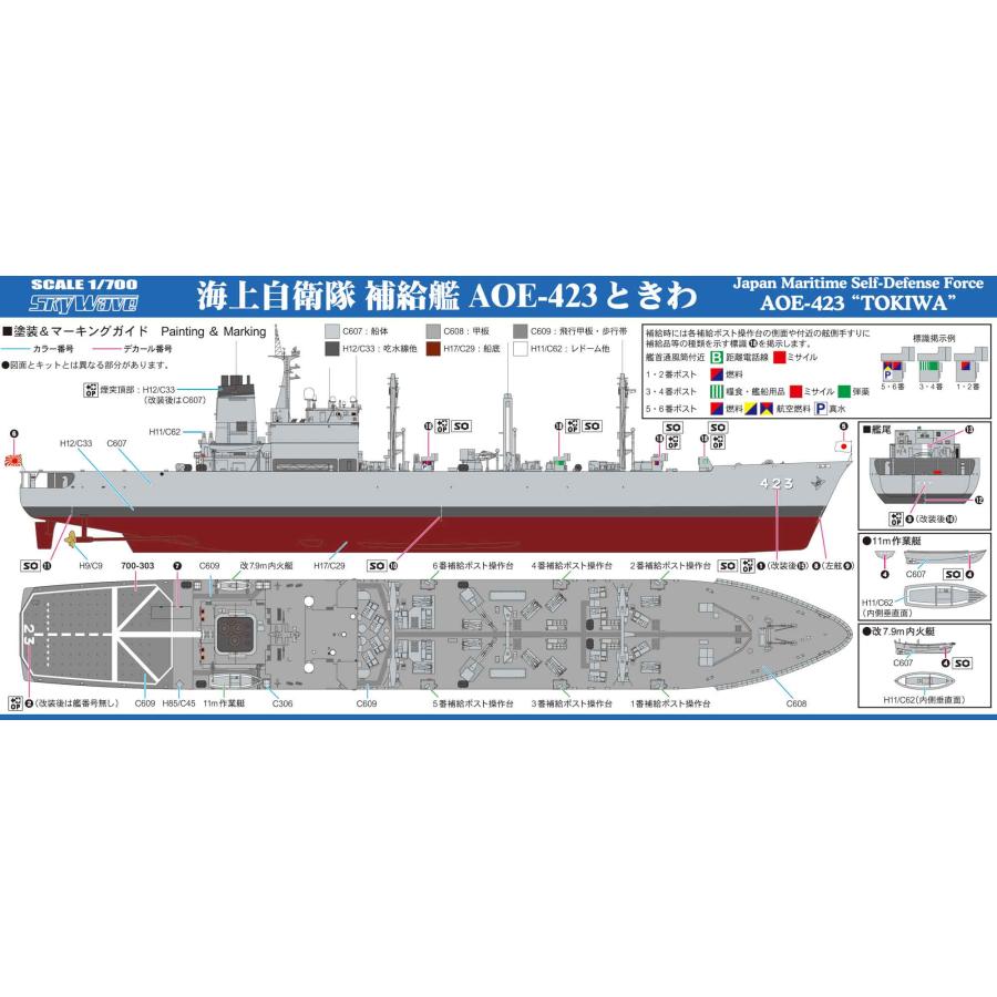 ピットロード（PIT-ROAD） J98 1/700 海上自衛隊 補給艦 AOE-423 ときわ : 模型・ホビーのノースポート - 通販 ...