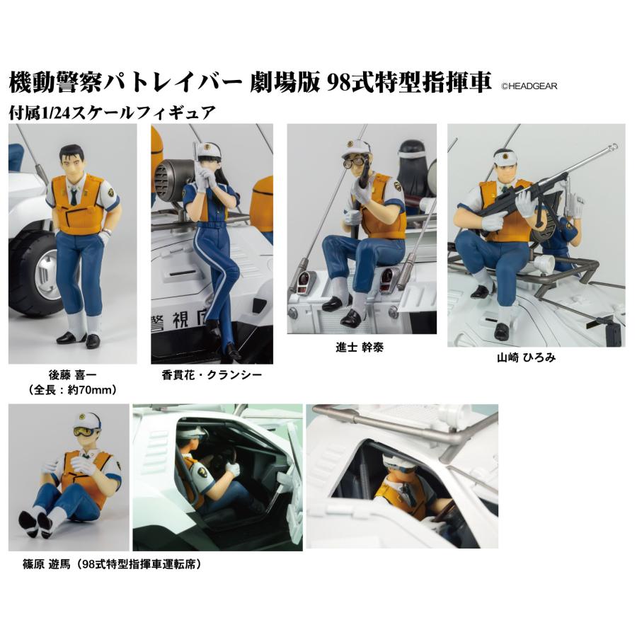 機動警察パトレイバー劇場版に登場する98式特型指揮車1/24スケールモデル ピットロード（PIT-ROAD） PD93 機動警察パトレイバー 劇場版 98式特型