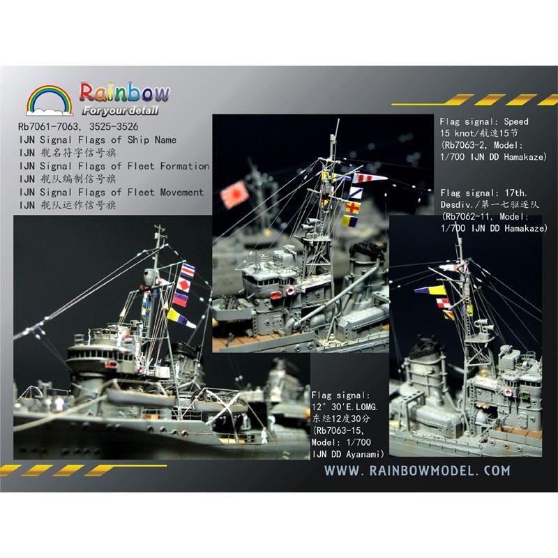 RBW7062 1/700 日本海軍 信号旗（所属） : 模型・ホビーのノースポート