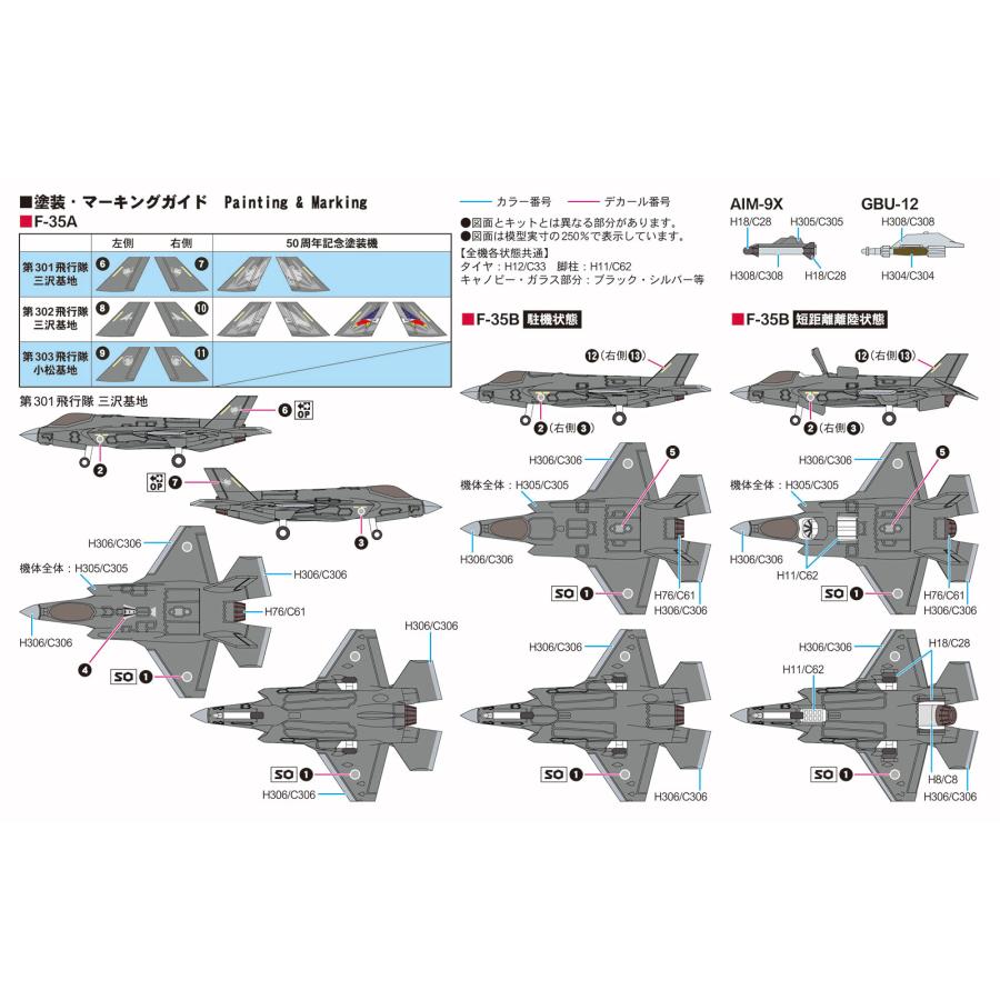 ピットロード（PIT-ROAD） S87 1/700 航空自衛隊機セット5(F-35A・F