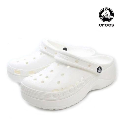 クロックス CROCS サンダル レディース バヤ プラットフォーム クロッグ Baya Platform Clog 厚底 定番 人気 軽量 ロゴ  女性用 208186-100 ホワイト 白 : 208186-100 : NORTH PRIDE - 通販 - Yahoo!ショッピング