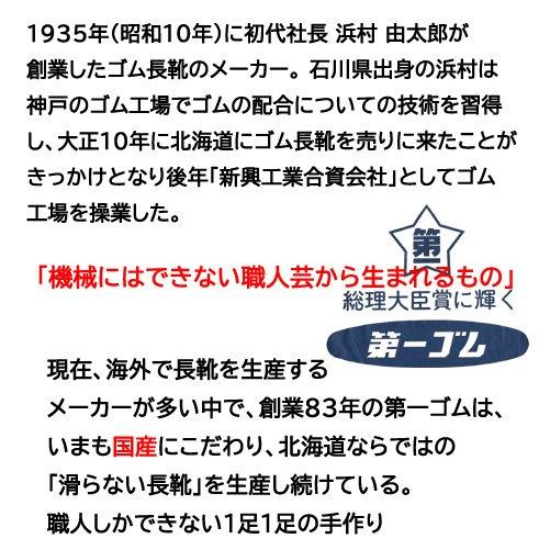 第一ゴム メンズ スノーブーツ 着脱 DX25 ダイイチゴム 長靴 ブーツ インナーブーツ 防寒 防滑 防水 防寒長靴 インナー取り外し可能 男性用 ネイビー 紺｜northpride｜06