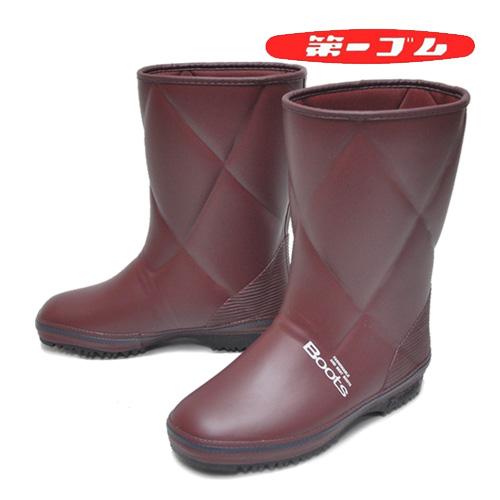 第一ゴム 長靴 日本製 レディース コサック K290 ワイン ダイイチゴム 