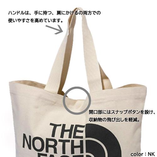 THE NORTH FACE ザ ノースフェイス トートバッグ レディース メンズ オーガニックコットントート バッグ お買い物 NM82385 NG ナチュラル/ビンヤードグリーン｜northpride｜03