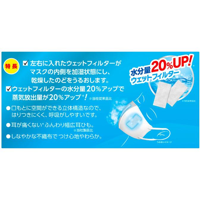 白元アース ぬれマスク のど潤い しっとり加湿 無香タイプ 立体タイプ