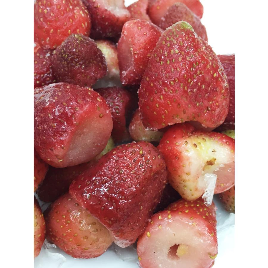 【KIMONO FRUITS】訳あり　B品　冷凍いちご　10kg（1000ｇ×10）（メキシコ産または、ペルー産）冷凍いちご　冷凍ストロベリー｜noruca-market｜02