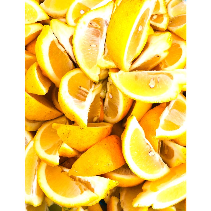 KIMONO FRUITS】国産冷凍レモン（瀬戸内レモン）250g 1/6カット（国産