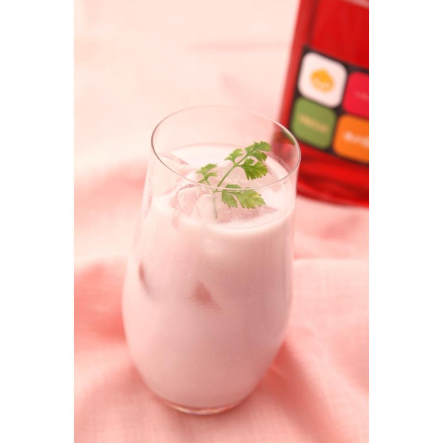 ＮＯＲＵＣＡ 飲む フルーツ酢（いちご酢） 500ml（5本入）【消費税込み】イチゴ酢 教えてもらう前と後の画像