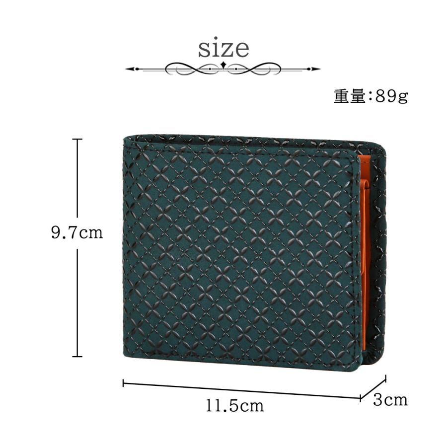 印傳屋（INDEN-YA） 印伝 札入れ HISOCA ひそか 2色 2柄 伝統工芸品