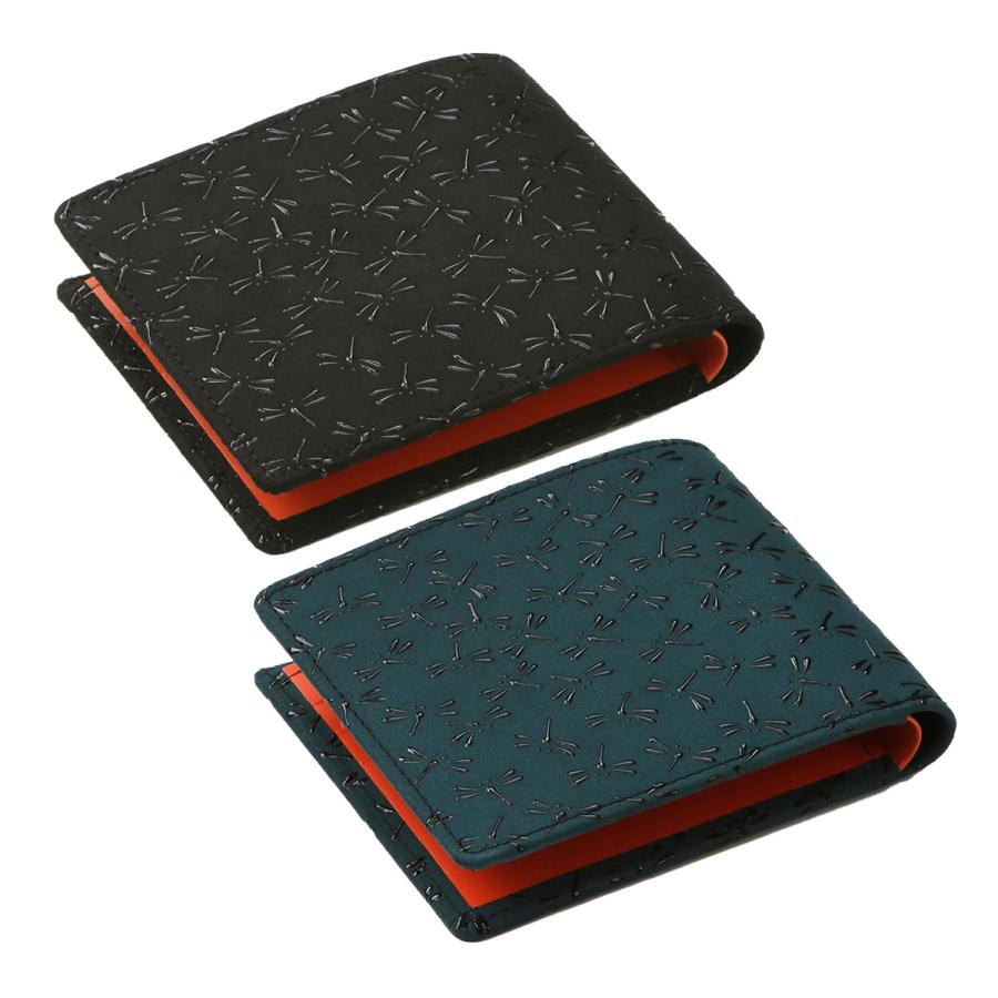 印傳屋（INDEN-YA） 印伝 札入れ HISOCA ひそか 2色 2柄 伝統工芸品